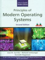 Principles of Modern Operating Systems 2 edition (with CD)